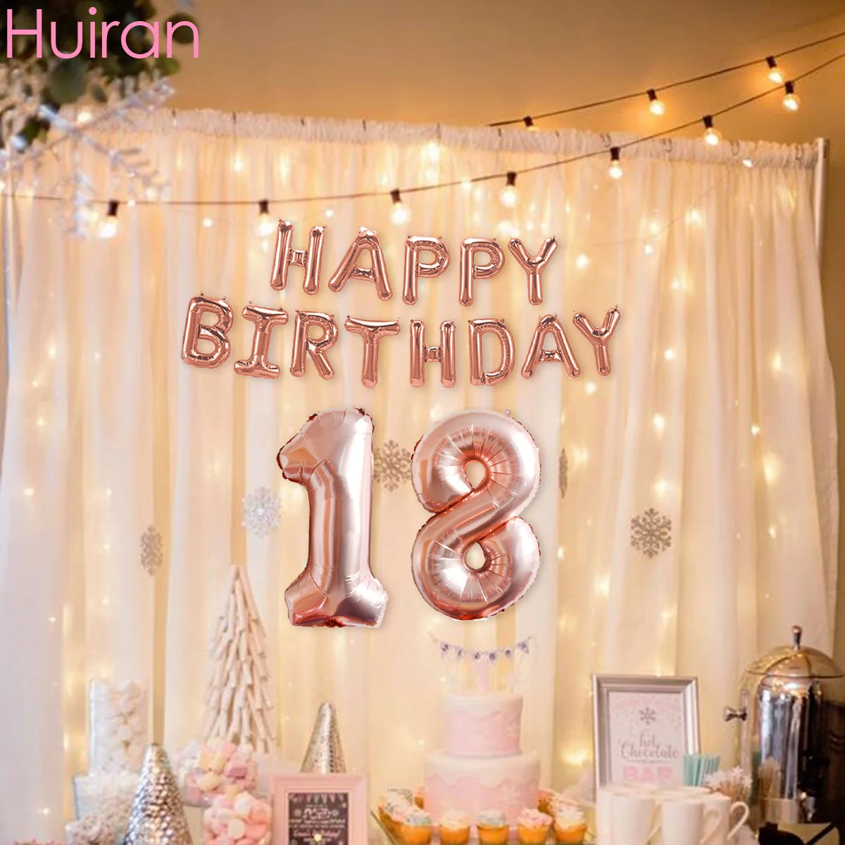 Huiran Happy Birthday Balloons Rose Gold Ballons 18 30 40 50 Birthday Party Decoration Adult Letter Number Foil Baloons
Huiran Happy Birthday Balloons Rose Gold Ballons 18 30 40 50 Birthday Party Decoration Adult Letter Number Foil Baloons