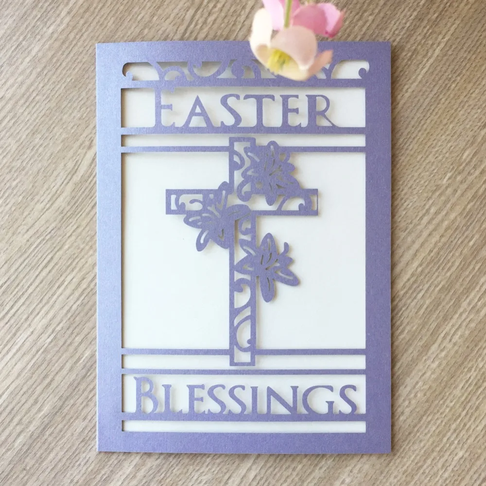 100pcs/lot Blessing Card Personalized Laser Cut Invitations Card Cross Pattern Easter Invitations Card Event Party Supplies
100pcs/lot Blessing Card Personalized Laser Cut Invitations Card Cross Pattern Easter Invitations Card Event Party Supplies