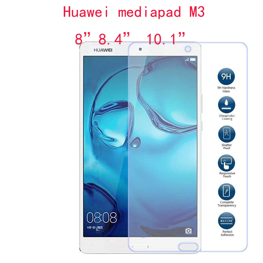 Tempered Glass Screen Protector For Huawei MediaPad M3 8.0 8.4 10.1 inch Lite Tablet Protective Film
Tempered Glass Screen Protector For Huawei MediaPad M3 8.0 8.4 10.1 inch Lite Tablet Protective Film