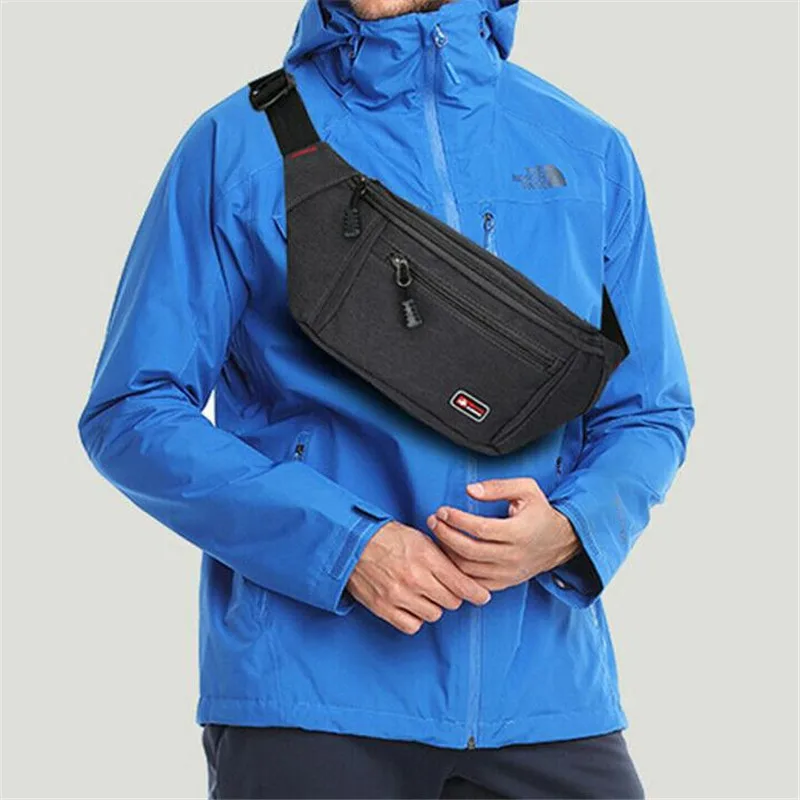 Men's Oxford Clothes Waist Bag New Fashionable Water Proof Chest Packs Male Soild Color Traveling Waist Belt Pouch Hot Selling
Men's Oxford Clothes Waist Bag New Fashionable Water Proof Chest Packs Male Soild Color Traveling Waist Belt Pouch Hot Selling
