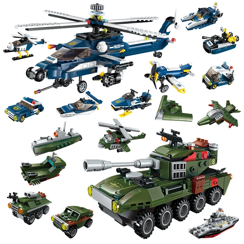 Enlighten Military Warplane Tank Education Compatible Building Bricks Christmas Boy Gift Kid Toys Blocks for Children 8 in 1 Box
Enlighten Military Warplane Tank Education Compatible Building Bricks Christmas Boy Gift Kid Toys Blocks for Children 8 in 1 Box
