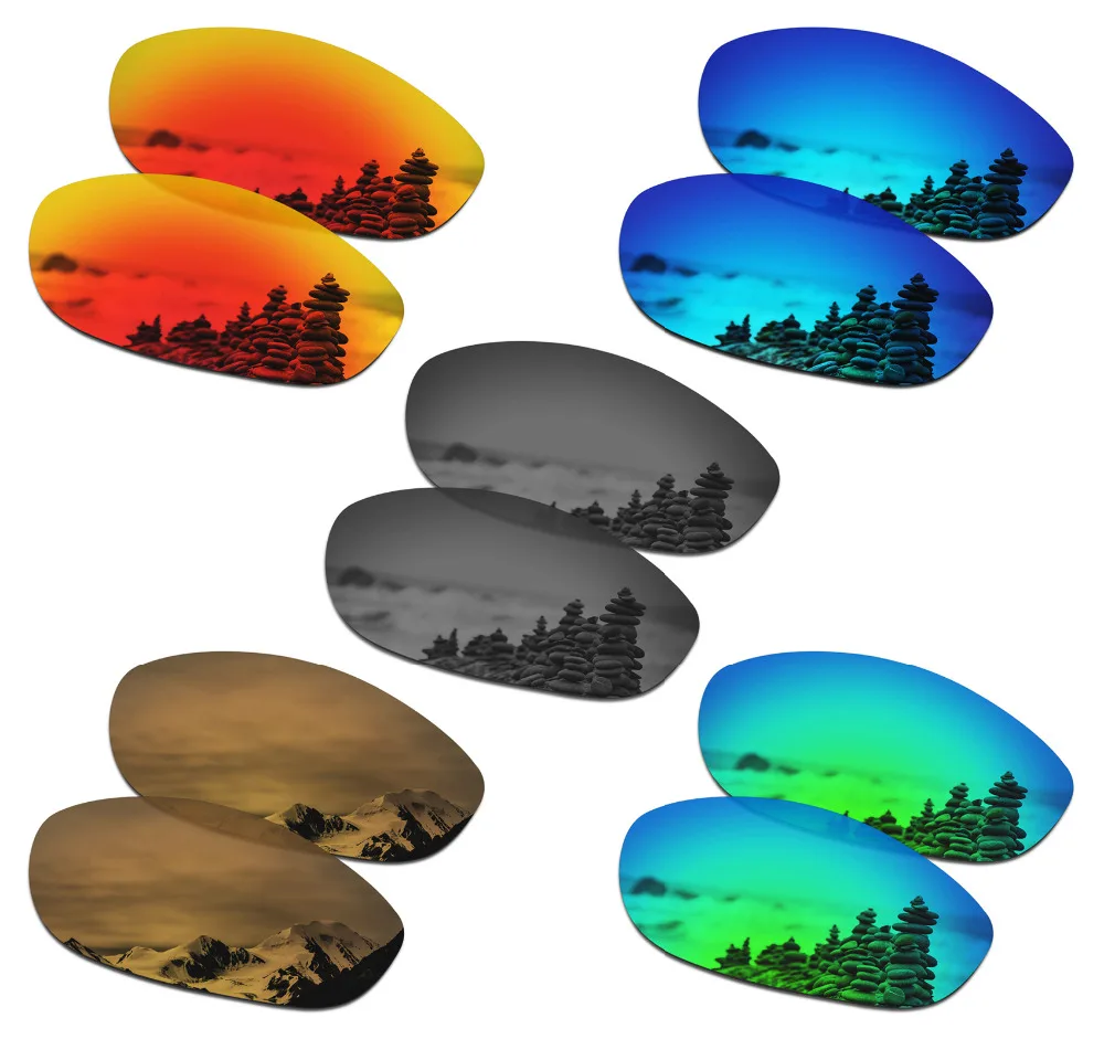 SmartVLT 5 Pairs Polarized Sunglasses Replacement Lenses for Oakley Monster Dog - 5 Colors
SmartVLT 5 Pairs Polarized Sunglasses Replacement Lenses for Oakley Monster Dog - 5 Colors