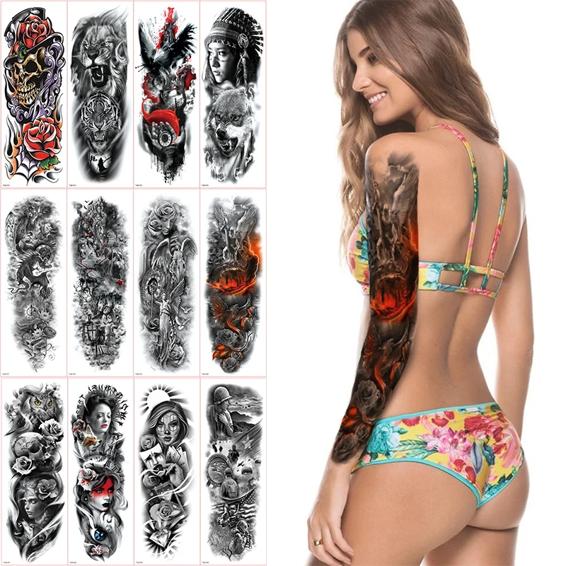 tattoos oversleeve tattoo long sleeve fake tattoo sleeves arm sticker rose skull makeup beauty sexy bikini tatoo girl women dboy
tattoos oversleeve tattoo long sleeve fake tattoo sleeves arm sticker rose skull makeup beauty sexy bikini tatoo girl women dboy