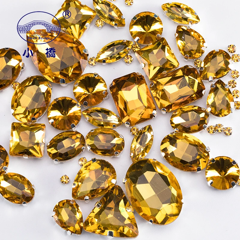 Glitter Mixed Size Sew On Rhinestone Loose Yellow Glass Dress Stones Crystal Rhinestones For Clothes Decoration 50PCS/PACK S043
Glitter Mixed Size Sew On Rhinestone Loose Yellow Glass Dress Stones Crystal Rhinestones For Clothes Decoration 50PCS/PACK S043