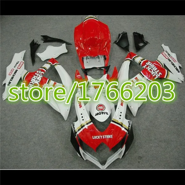 Для A GSXR600/750 K8 2008 2009 2010 08 09 ABS комплекты обтекателей GSXR600 750 08 09 10 Lucky Strike белый/красный Нин
Для A GSXR600/750 K8 2008 2009 2010 08 09 ABS комплекты обтекателей GSXR600 750 08 09 10 Lucky Strike белый/красный Нин