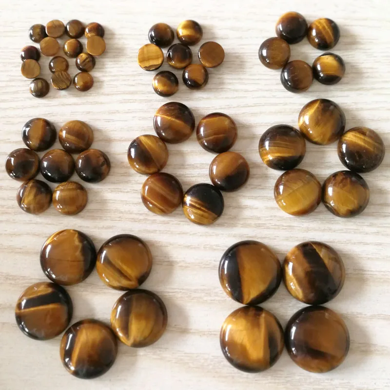 Fashion 4 6 8 10 12 14 16 18 20mm natural tiger eyes Beads charms Round CAB cabochon no hole Beads 50pcs For DIY Jewelry making
Fashion 4 6 8 10 12 14 16 18 20mm natural tiger eyes Beads charms Round CAB cabochon no hole Beads 50pcs For DIY Jewelry making