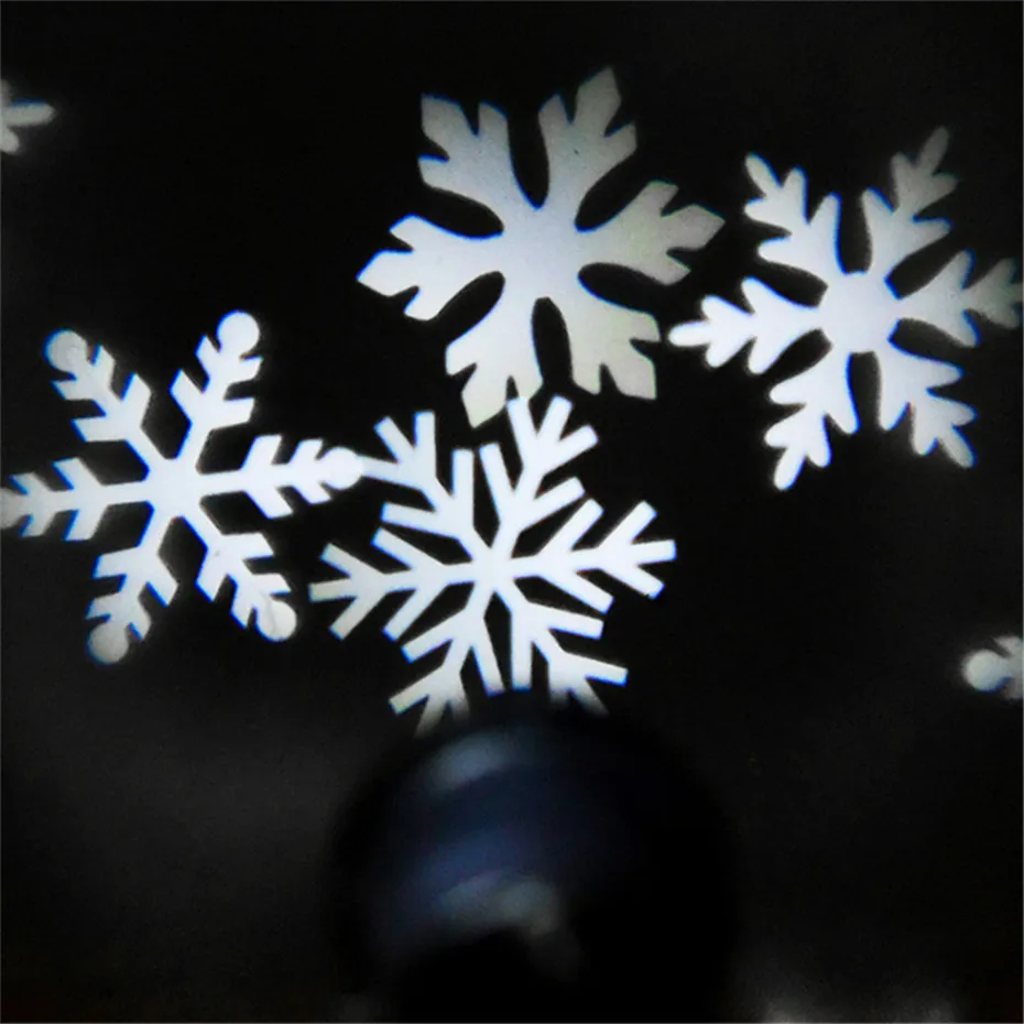 ALIEN LED Snowflake Effect Lights Outdoor Christmas Light Projector Garden Outside Holiday Xmas Tree Decoration Landscape | Лампы и