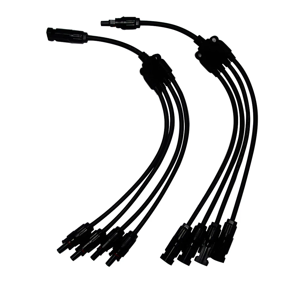 1Pairs solar panel Connector Y type 4 in 1 male and female solar cable connect, IP67 1 to 4 Y Style Branch Connector
1Pairs solar panel Connector Y type 4 in 1 male and female solar cable connect, IP67 1 to 4 Y Style Branch Connector