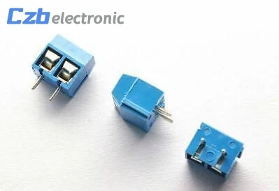 10 шт. 2 P KF301 2P 5.08 мм синий разъем Клеммная колодка|block block|block terminalblock terminal connector |