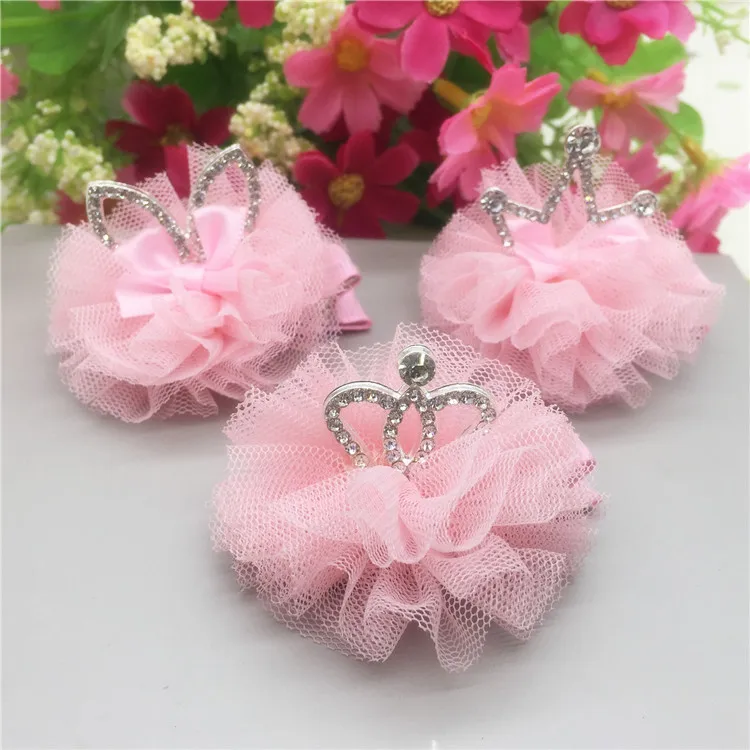 Pet/ children's hair accessories alloy hairpin stereo pink diamond yarn dog headdress flower crown princess pet crown 10pcs
Pet/ children's hair accessories alloy hairpin stereo pink diamond yarn dog headdress flower crown princess pet crown 10pcs