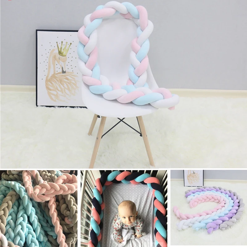 1Pcs 2M/3M/4M Newborn Baby Bed Bumper Crib Bumper Knot Newborn Bed Bumper Long Knotted Braid Pillow Knot Crib Infant Room Decor
1Pcs 2M/3M/4M Newborn Baby Bed Bumper Crib Bumper Knot Newborn Bed Bumper Long Knotted Braid Pillow Knot Crib Infant Room Decor