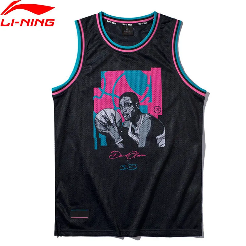 Мужская баскетбольная майка без рукавов Li Ning Wade One Last Dance дышащие спортивные майки