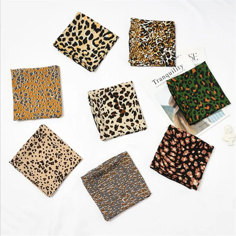New Women Scarf Silk Wrap Elegant Leopard Animal Grain Print Headband Head Neck Tie Band Neckerchief Square Scarves Girl
New Women Scarf Silk Wrap Elegant Leopard Animal Grain Print Headband Head Neck Tie Band Neckerchief Square Scarves Girl