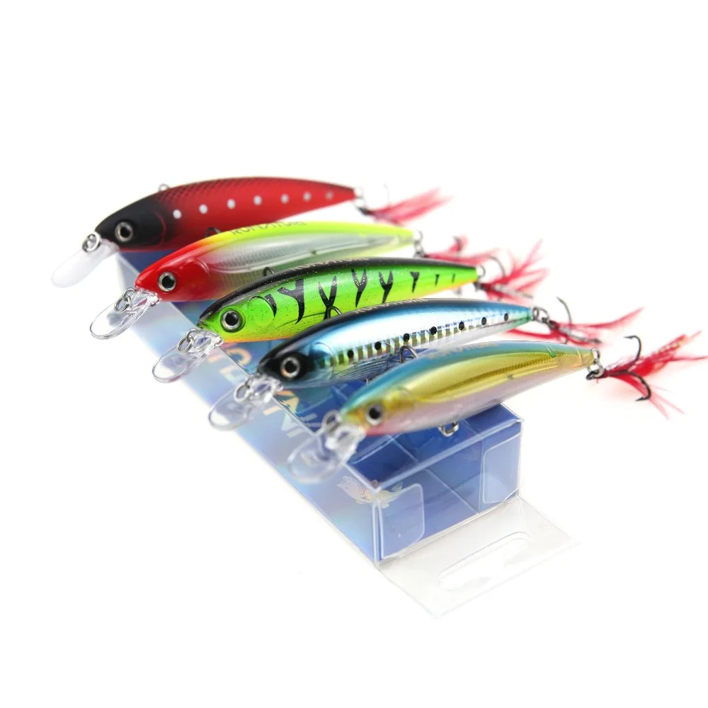 Minnow Fishing Lure 100mm 12.8g 3D Eyes Crankbait Artificial Plastic Hard Bait Wobbler Fishing Tackle
Minnow Fishing Lure 100mm 12.8g 3D Eyes Crankbait Artificial Plastic Hard Bait Wobbler Fishing Tackle