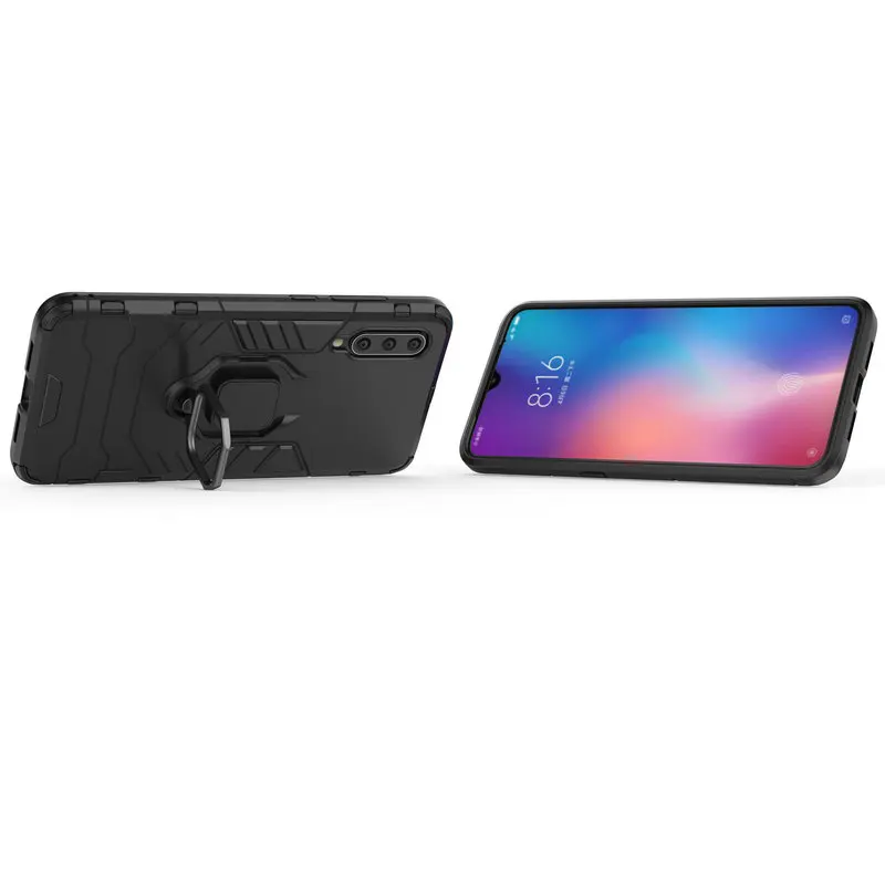 Для Xiaomi Mi 9 Mi9 чехол с кольцом на палец жесткий для телефона SE 128 Гб 64 бронированный