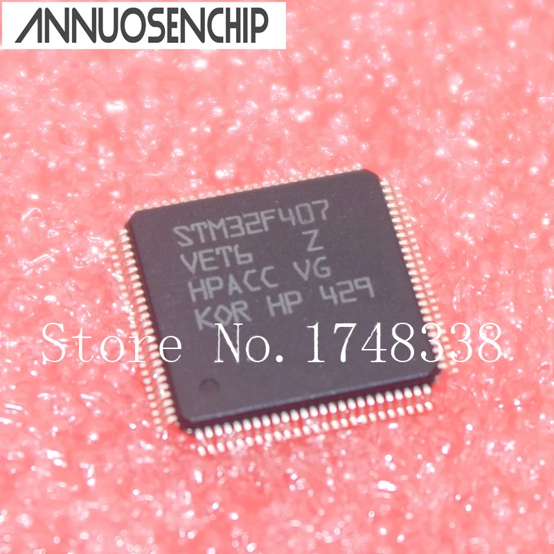 10 шт. STM32F407 VET6 ARM Cortex-M4 32b MCU + FPU, 210DMIPS, до 1 Мб Flash/192 + 4 КБ RAM STM32F407VET6
10 шт. STM32F407 VET6 ARM Cortex-M4 32b MCU + FPU, 210DMIPS, до 1 Мб Flash/192 + 4 КБ RAM STM32F407VET6