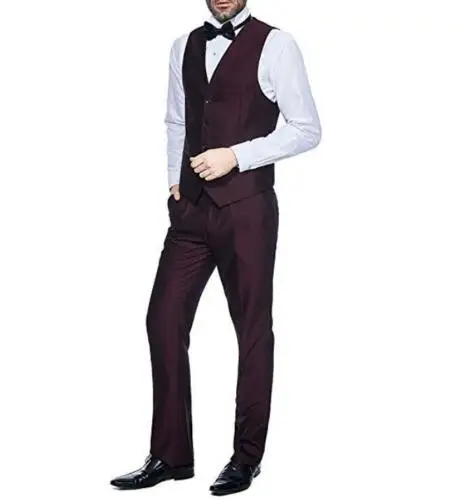 Men's 3pc Burgundy Suit Shawl Lapel One Button Wedding Dress Party Suit Tailored
Men's 3pc Burgundy Suit Shawl Lapel One Button Wedding Dress Party Suit Tailored