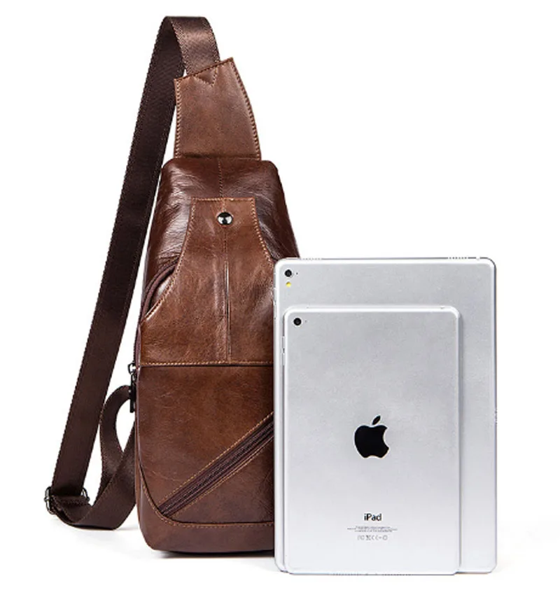 Men Genuine Leather Cowhide High Quality Sling Chest Bag Back Pack Travel Single Shoulder Crossbody Bags
Men Genuine Leather Cowhide High Quality Sling Chest Bag Back Pack Travel Single Shoulder Crossbody Bags