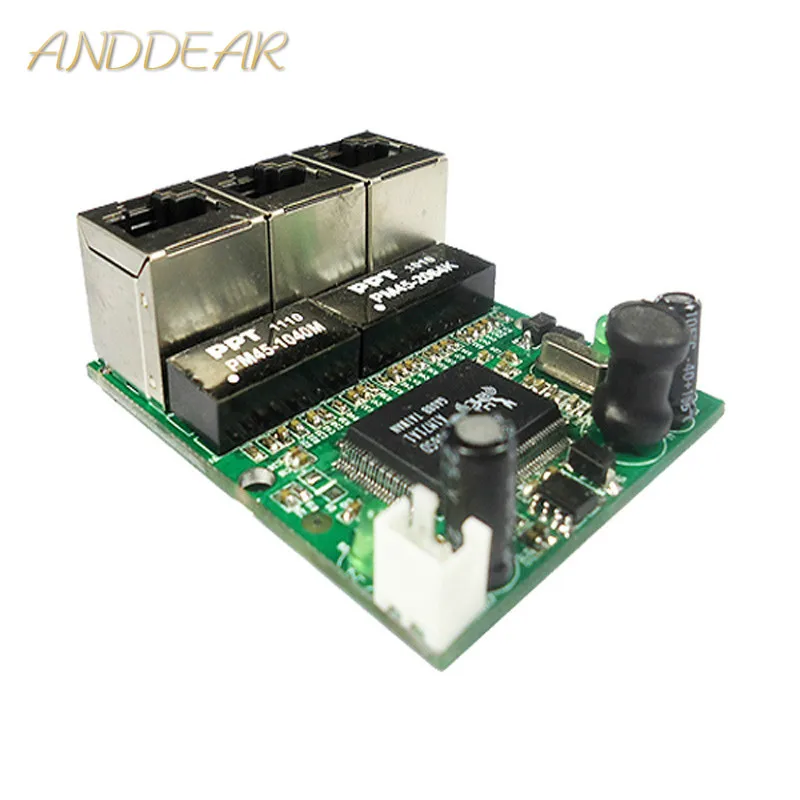 OEM manufacturer company direct sell Realtek chip RTL8306E mini 10/100mbps rj45 lan hub 3 port ethernet switch pcb board
OEM manufacturer company direct sell Realtek chip RTL8306E mini 10/100mbps rj45 lan hub 3 port ethernet switch pcb board
