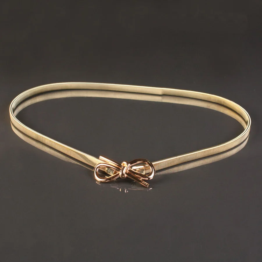 Europe and the United States joker aureate bowknot elastic waist chain belt girls skirt waist decoration metal decoration H500
Europe and the United States joker aureate bowknot elastic waist chain belt girls skirt waist decoration metal decoration H500