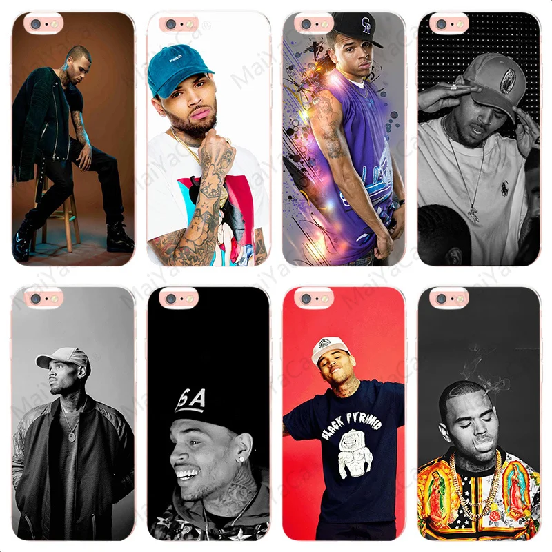 Чехол Chris Brown для iphone 7plus X 8 8plus 7 6 6s Ультратонкий силиконовый защитный чехол 12 mini
