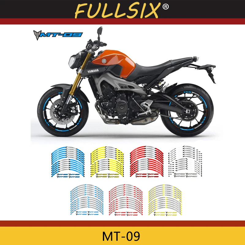 Motorcycle front and rear wheels Edge Outer Rim Sticker Reflective Stripe Wheel Decals For YAMAHA MT-09
Motorcycle front and rear wheels Edge Outer Rim Sticker Reflective Stripe Wheel Decals For YAMAHA MT-09