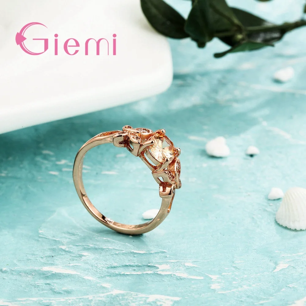 Hot Sale Classic Women Rose Gold Rings Trendy Anniversary Birthday Party Engagement Wedding Jewelry Best lover Gift
Hot Sale Classic Women Rose Gold Rings Trendy Anniversary Birthday Party Engagement Wedding Jewelry Best lover Gift
