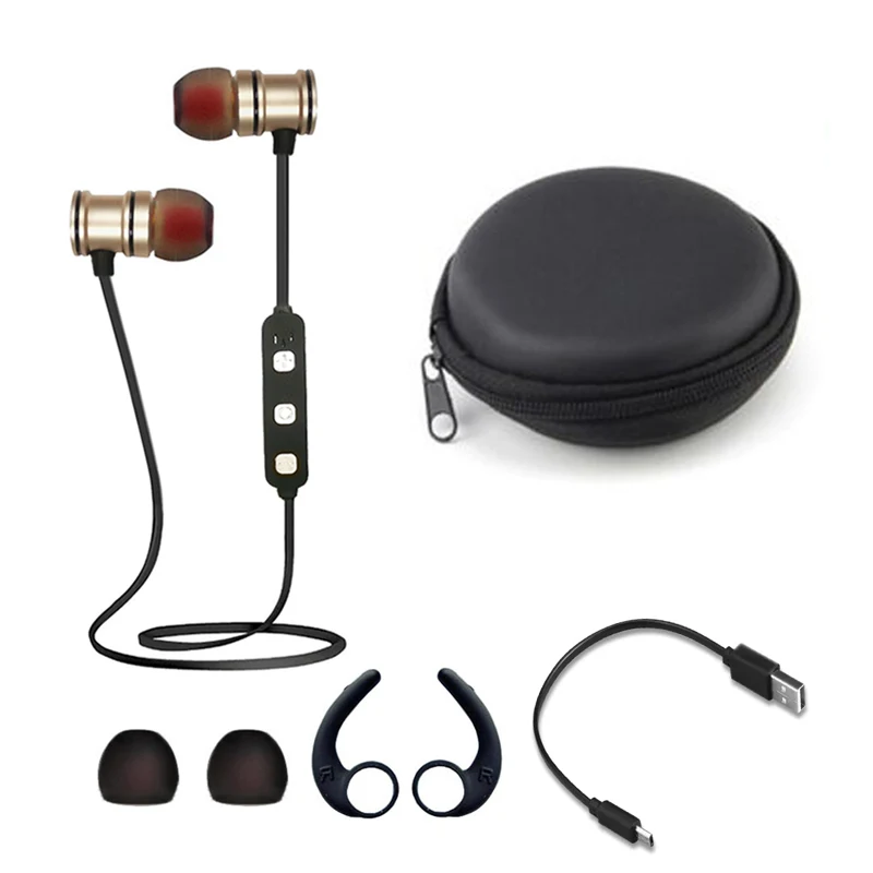 Bluetooth наушники магнитные спортивные беспроводной 4 1 стерео гарнитура с Micphone