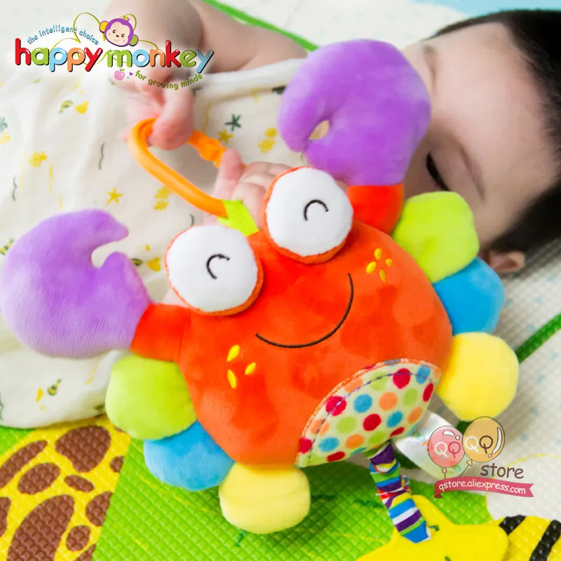 Плюшевая Обезьяна Happy Monkey, детские игрушки для детской кроватки, детская игрушка-погремушка
Плюшевая Обезьяна Happy Monkey, детские игрушки для детской кроватки, детская игрушка-погремушка