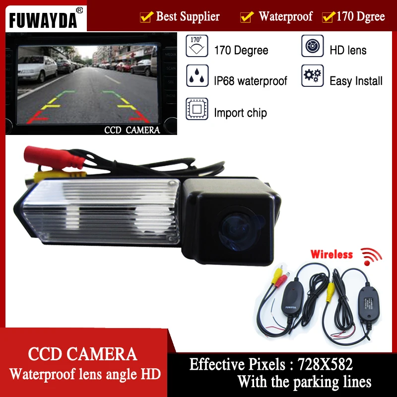 FUWAYDA parking 2.4 Ghz Transmitter COLOR CCD wireless rear view camera parking liens for Mitsubishi Challenger Grandis
FUWAYDA parking 2.4 Ghz Transmitter COLOR CCD wireless rear view camera parking liens for Mitsubishi Challenger Grandis
