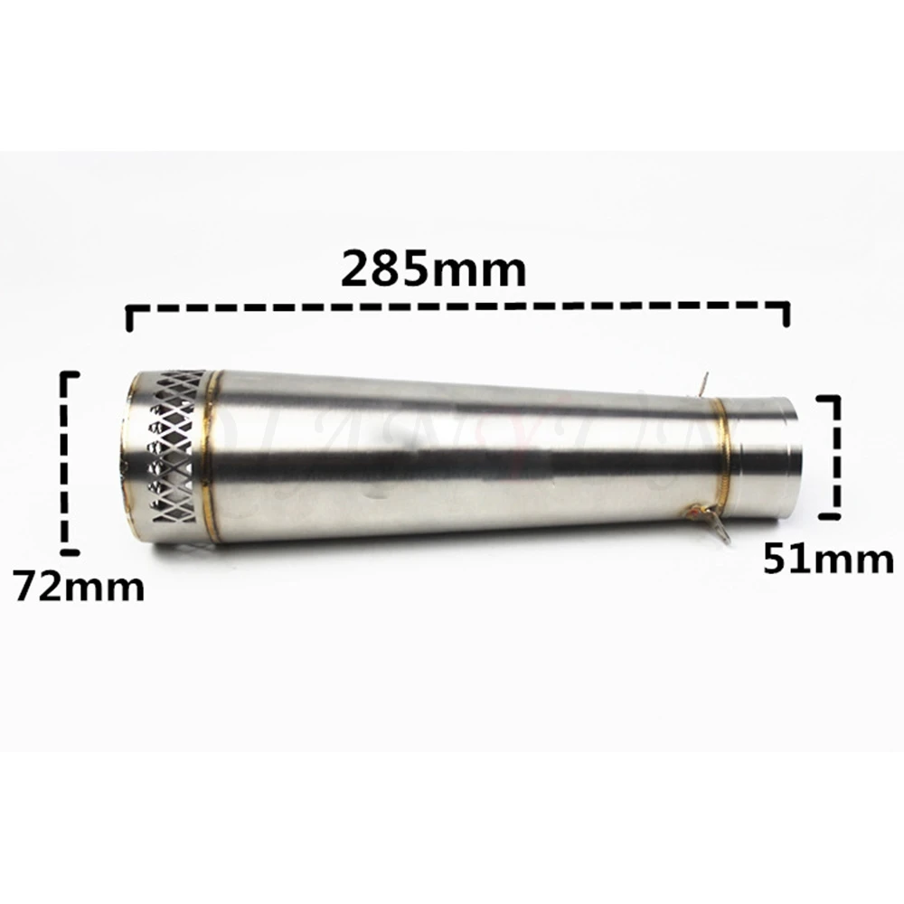 Universal 51mm modified motorcycle exhaust pipe muffler stainless steel For Kawasaki Ninja EX500 650R EX650 ER-6F ER-6N Z750S
Universal 51mm modified motorcycle exhaust pipe muffler stainless steel For Kawasaki Ninja EX500 650R EX650 ER-6F ER-6N Z750S