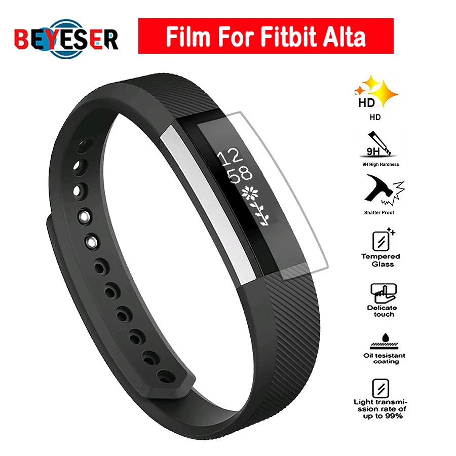 

Full Cover Clear Screen Protector Film for Fitbit Alta HR Bracelet Ultra Thin HD High Definition TPU Material Protective Film