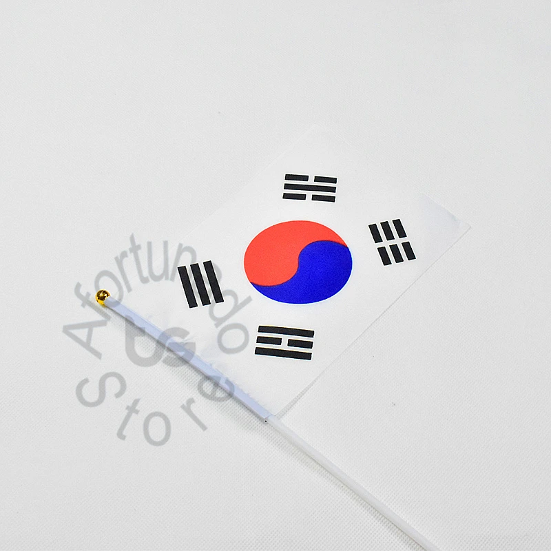 South Korea 14*21cm flag Banner hand waving National flag Home Decoration flag banner 
South Korea 14*21cm flag Banner hand waving National flag Home Decoration flag banner