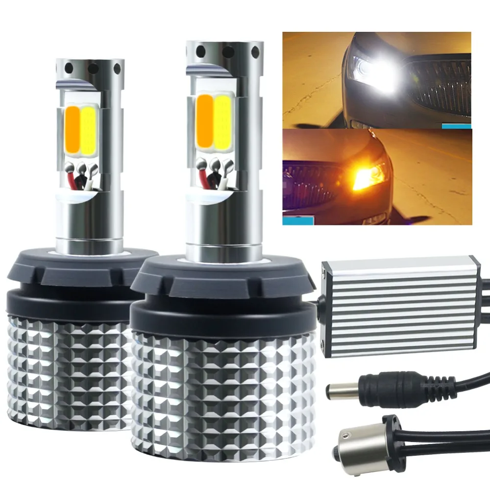 2X Daytime Running Light 1156 7440 7443 3157 3156 Socket LED Bulb White Driving Yellow Turn Signal Light Lamps For Auto Car DRL
2X Daytime Running Light 1156 7440 7443 3157 3156 Socket LED Bulb White Driving Yellow Turn Signal Light Lamps For Auto Car DRL