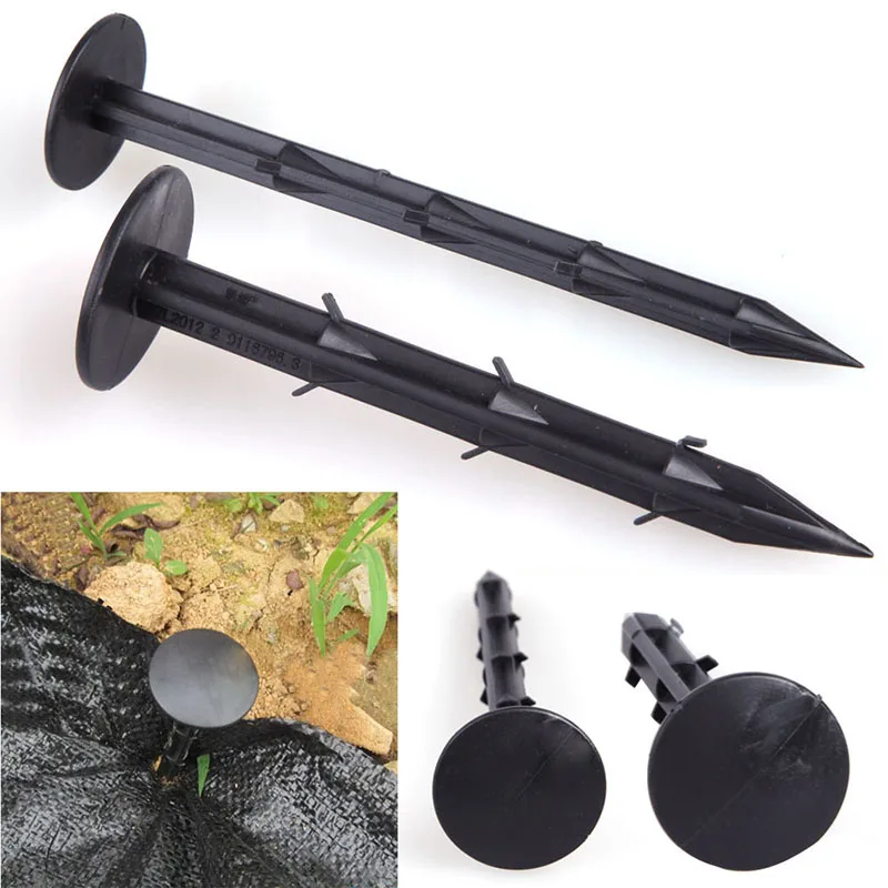 10 Pcs/lot Garden Nail Pegs Ground Mulch Fixed Tools For Pest Control/Anti-bird Net Greenhouse Film Ground Cloth Sunshade Sails
10 Pcs/lot Garden Nail Pegs Ground Mulch Fixed Tools For Pest Control/Anti-bird Net Greenhouse Film Ground Cloth Sunshade Sails
