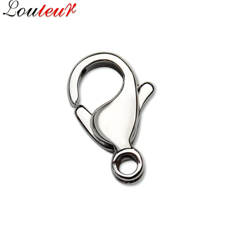 LOULEUR 25pcs/lot 12x7mm Silver Color Stainless Steel Lobster Clasps & Hooks Connectors for Diy Jewelry Making Findings
LOULEUR 25pcs/lot 12x7mm Silver Color Stainless Steel Lobster Clasps & Hooks Connectors for Diy Jewelry Making Findings