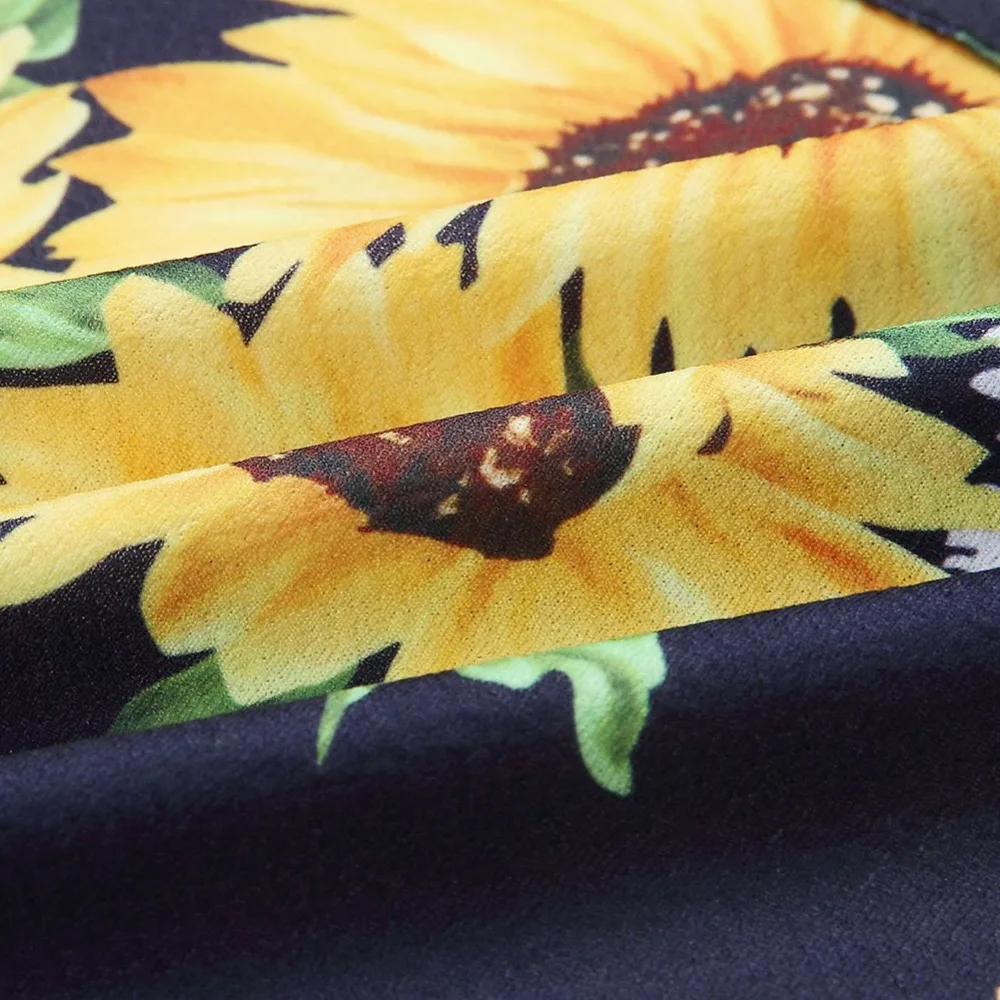 Sun Flower Beach Sexy Sling Dress V Neck Backless Dress Buttons Sleeveless Spring Summer Mid Women Dress With Pocket
Sun Flower Beach Sexy Sling Dress V Neck Backless Dress Buttons Sleeveless Spring Summer Mid Women Dress With Pocket