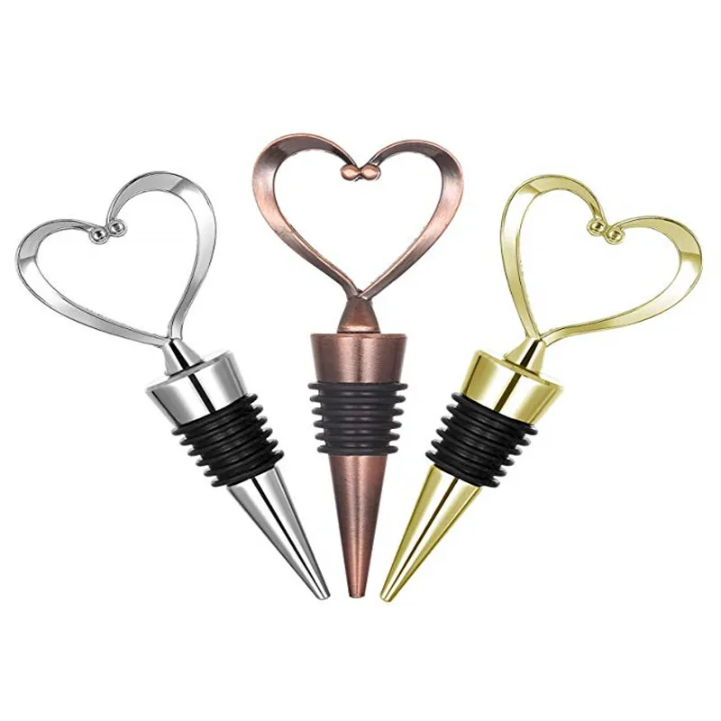 Decorative Heart Shape Wine Bottle Stopper Zinc Alloy Friendly Reusable Plug Keep Wine Fresh For Sweetheart Favors Wedding Gift
Decorative Heart Shape Wine Bottle Stopper Zinc Alloy Friendly Reusable Plug Keep Wine Fresh For Sweetheart Favors Wedding Gift