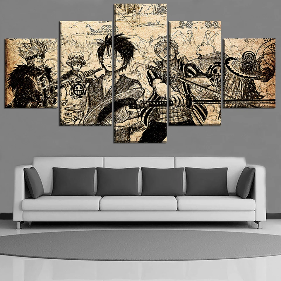 Home Decor Prints Painting Pictures Wall Art HD 5 Pieces One Piece Modular Canvas Animation Poster Modern Bedside Background
Home Decor Prints Painting Pictures Wall Art HD 5 Pieces One Piece Modular Canvas Animation Poster Modern Bedside Background