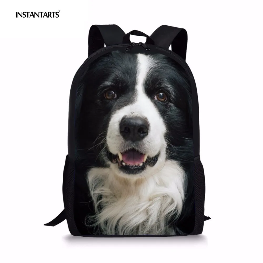 INSTANTARTS Cute Dog Pattern Kids Children Casual Large School Bag Border Collie Women Men Laptop Backpack Teen Boy Shoulder Bag
INSTANTARTS Cute Dog Pattern Kids Children Casual Large School Bag Border Collie Women Men Laptop Backpack Teen Boy Shoulder Bag