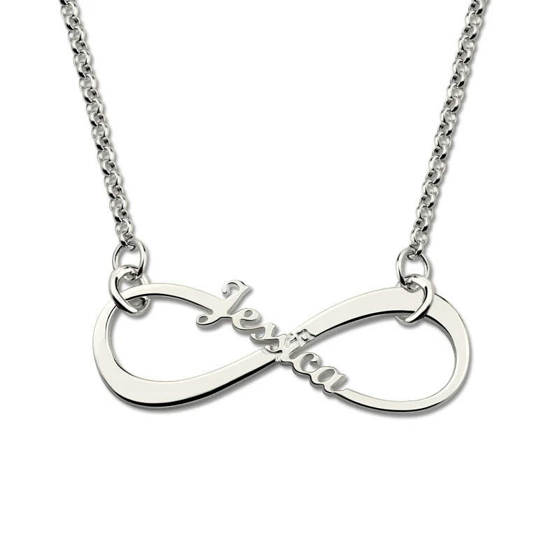 AILIN Personalized Infinity Necklace with One Name In Sterling Silver Best Gift for Lovers
AILIN Personalized Infinity Necklace with One Name In Sterling Silver Best Gift for Lovers