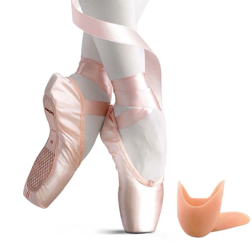 Kids Pointe Shoes Stain Canvas Ballet Shoe Girls' Flat Split Sole For Girls With Toe Pads
Kids Pointe Shoes Stain Canvas Ballet Shoe Girls' Flat Split Sole For Girls With Toe Pads
