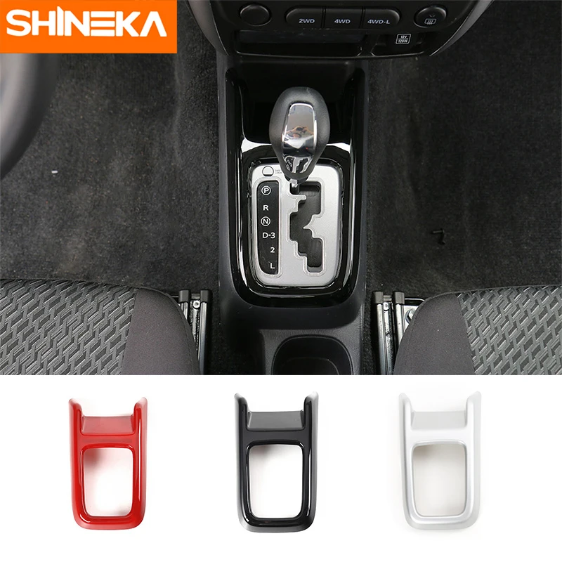SHINEKA Car-Styling ABS Gear Shift Decorative Cover Trim for Suziki Jimny 2007+Car Accessories
SHINEKA Car-Styling ABS Gear Shift Decorative Cover Trim for Suziki Jimny 2007+Car Accessories