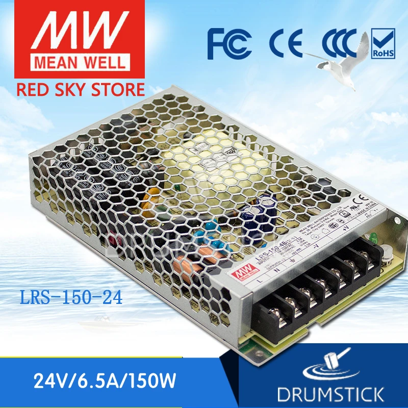 Harmonious MEAN WELL LRS-150-24 24V 6.5A meanwell LRS-150 156W Single Output Switching Power Supply
Harmonious MEAN WELL LRS-150-24 24V 6.5A meanwell LRS-150 156W Single Output Switching Power Supply