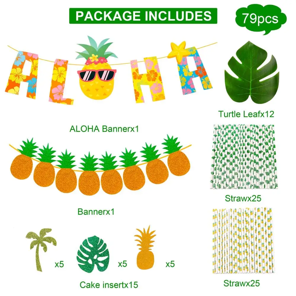 PATIMATE Summer Tropical Party Decoration Hawaii Party Theme Hawaii Birthday Aloha Decoration Table Tropical Straws Home Supplie
PATIMATE Summer Tropical Party Decoration Hawaii Party Theme Hawaii Birthday Aloha Decoration Table Tropical Straws Home Supplie