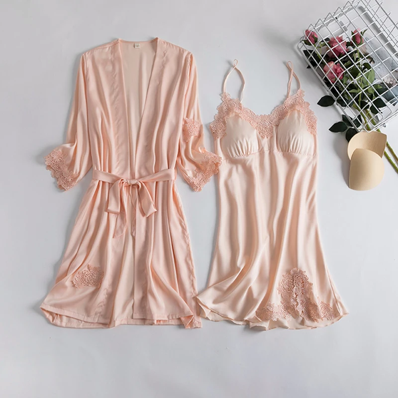 Fiklyc underwear women's sexy hollow out nightdress + bathrobe two pieces female robe & gown sets summer cool nightwear sets NEW
Fiklyc underwear women's sexy hollow out nightdress + bathrobe two pieces female robe & gown sets summer cool nightwear sets NEW