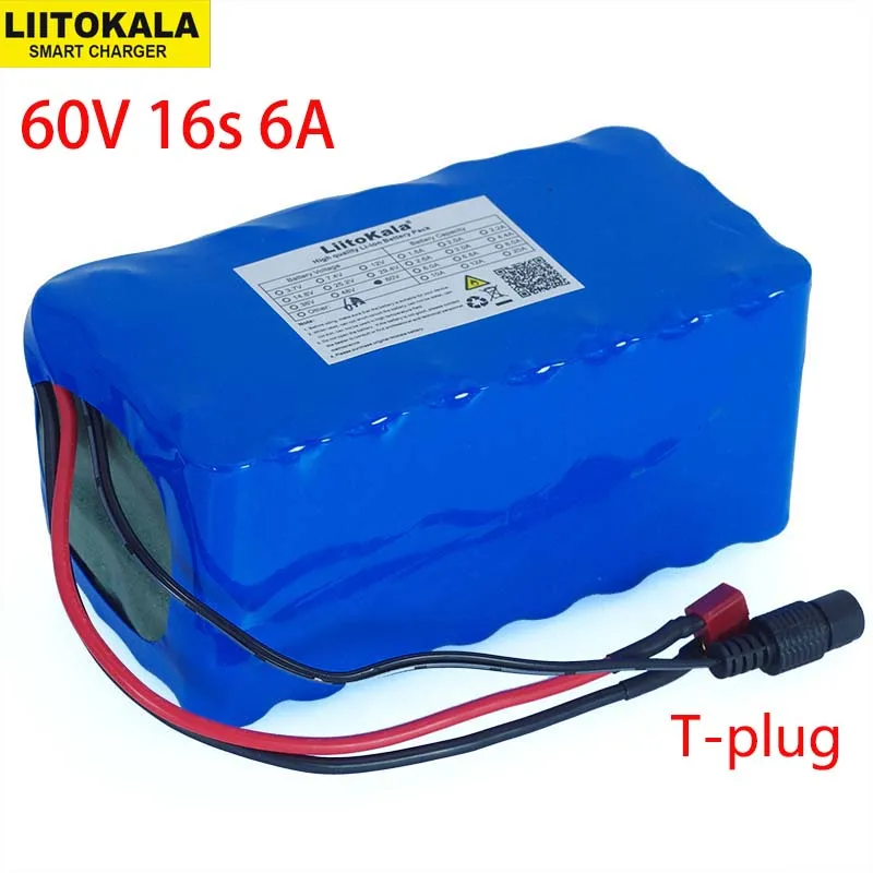 Литий-ионный аккумулятор 18650, 60 в, 16S2P, 6 Ач, 67,2 в, 6000 мАч, электровелосипед, скутер с разрядом 20 А, BMS, 1000 Вт
Литий-ионный аккумулятор 18650, 60 в, 16S2P, 6 Ач, 67,2 в, 6000 мАч, электровелосипед, скутер с разрядом 20 А, BMS, 1000 Вт