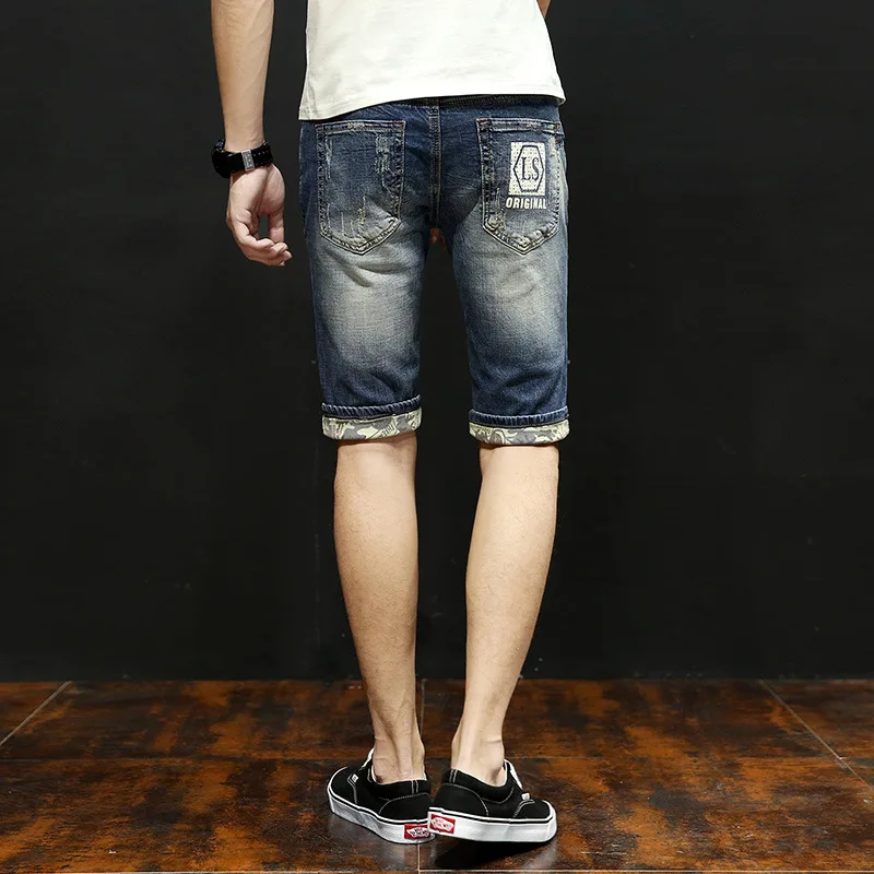 2021 Summer New Men's Stretch Short Jeans Fashion Casual Slim Fit High Quality Elastic Denim Shorts Male Brand Clothes 36 38 40
2021 Summer New Men's Stretch Short Jeans Fashion Casual Slim Fit High Quality Elastic Denim Shorts Male Brand Clothes 36 38 40