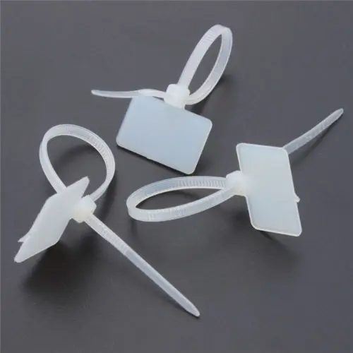100PCS Nylon Self-Locking Label Tie Network Cable 3*100MM Marker Cord Wire Strap Zip
100PCS Nylon Self-Locking Label Tie Network Cable 3*100MM Marker Cord Wire Strap Zip