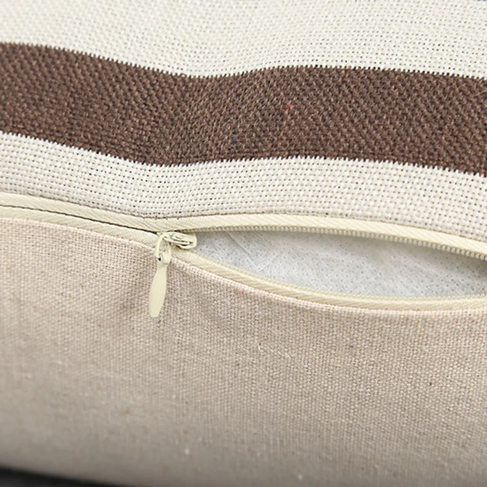 Square Striped Print Cushion Covers Soft Cotton Linen Pillowcase Sofa Bed Waist Throw Pillow Cover Home Decoration 45cm*45cm
Square Striped Print Cushion Covers Soft Cotton Linen Pillowcase Sofa Bed Waist Throw Pillow Cover Home Decoration 45cm*45cm